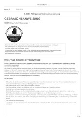 Bestway FLOWCLEAR 58391 Gebrauchsanweisung