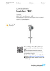 Endress+Hauser Liquiphant FTL64 Kurzanleitung