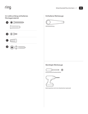 ring Wired Doorbell Plus 2nd Gen Bedienungsanleitung