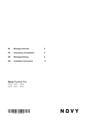 Novy Pureline Pro 6930 Montageanleitung