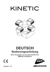 Jb Systems KINETIC Bedienungsanleitung