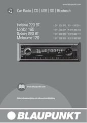 Blaupunkt Helsinki 220 BT Bedienungs- Und Einbauanleitung