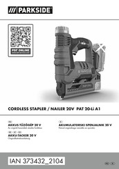 Parkside PAT 20-Li A1 Originalbetriebsanleitung