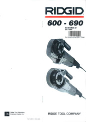 RIDGID 690 Kurzanleitung