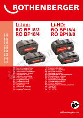 Rothenberger RO BP18/8 Li-HD Bedienungsanleitung