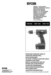 Ryobi CBD-962 Benutzerhandbuch