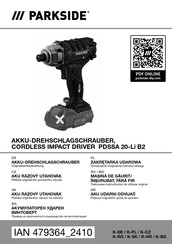 Parkside PDSSA 20-Li B2 Originalbetriebsanleitung