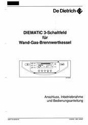 De dietrich DIEMATIC 3 Handbücher | ManualsLib