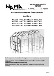 WAMA MAXI SERIE Montageanleitung