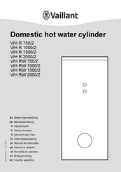 Vaillant VIH R 2000/2 Betriebsanleitung