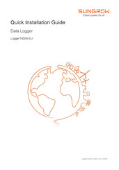 Sungrow Logger1000A-EU Schnellinstallationsanleitung