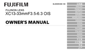 Fujifilm FUJINON XC13-33mmF3.5-6.3 OIS Bedienungsanleitung