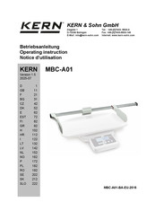 Kern MBC-A01 Betriebsanleitung