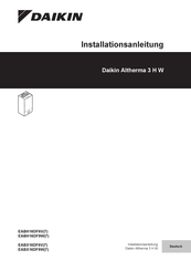 Daikin EABH16DF6V Installationsanleitung