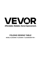 Vevor HL20240800 Bedienungsanleitung