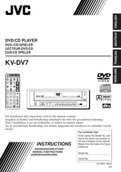 JVC KV-DV7 Bedienungsanleitung