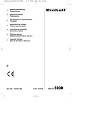 EINHELL 34.014.63 Bedienungsanleitung