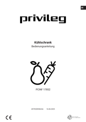 Privileg PCINF 178S2 Bedienungsanleitung