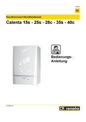 REMEHA Calenta 25S Bedienungsanleitung