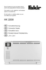 Fakir HK 2200 Bedienungsanleitung