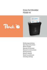 Peach PS500-10 Bedienungsanleitung