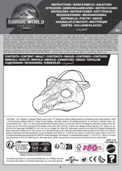 Mattel JURASSIC WORLD REBIRTH JCG28 Anleitung