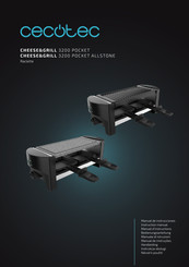 Cecotec CHEESE&GRILL 3200 POCKET Bedienungsanleitung