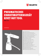 Würth PEG 312 Originalbetriebsanleitung