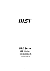 MSI PRO Serie Servicehandbuch