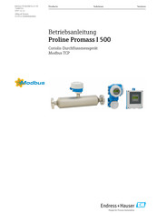 Endress+Hauser Proline Promass I 500 Betriebsanleitung