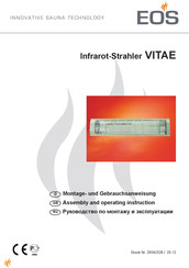 Eos VITAE Montage- Und Gebrauchsanweisungen