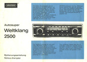 Grundig 2500 Bedienungsanleitung
