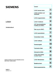 Siemens LOGO! Gerätehandbuch