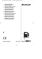 EINHELL BT-JS 400 E Originalbetriebsanleitung