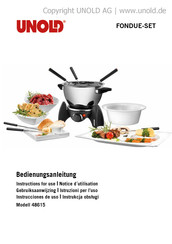 Unold 48615 Bedienungsanleitung