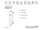 Endress+Hauser RN221N Bedienungsanleitung