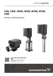 Grundfos CRIE Montage- Und Betriebsanleitung