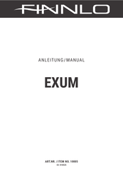 Finnlo EXUM Anleitung