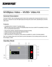 Shure MV88+ Bedienungsanleitung