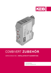 KEB COMBIVERT Gebrauchsanleitung
