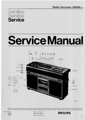 Philips D8589 Serviceanleitung