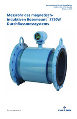 Emerson Rosemount 8750W Kurzanleitung Für Die Installation