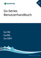 Domino Gx Serie Benutzerhandbuch