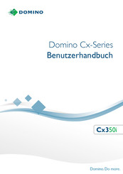 Domino Cx Serie Benutzerhandbuch