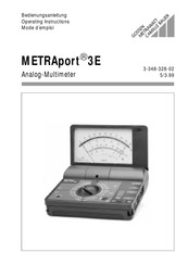 Gossen Metrawatt METRAport 3E Bedienungsanleitung