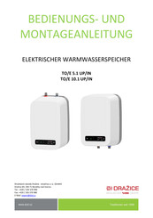 Nibe TO/E 5.1 UP Bedienungs- Und Montageanleitung