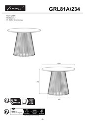 Finori GRL81A/234 Bedienungsanleitung