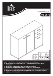 Aosom HOMCOM 02-0670 Bedienungsanleitung