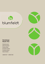 Blumfeldt Stonehenge Bedienungsanleitung