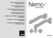 Nice Nemo SCT Installierungs-Und Gebrauchsanleitungen Und Hinweise